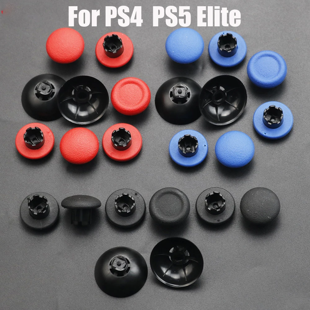 For PS4 PS5 Edge Elite Game Controller Handle Metal High And Low Rocker Cap Paddle Back Button Replace Accessories