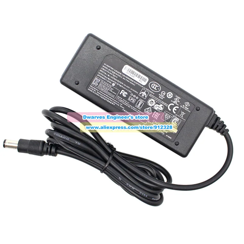 Imagem -02 - Genuíno para Cisco Ma-pwr50wac Adaptador de Alimentação 54v 092a 50w 640-53010 Carregador para Laptop 65x30 mm