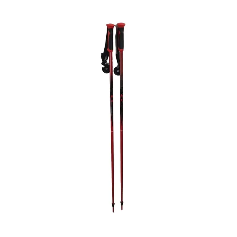 red-durable-alpine-ski-poles-aluminum-alloy-outdoor-cold-resistant-lightweight-multifunctional-adjustable-length