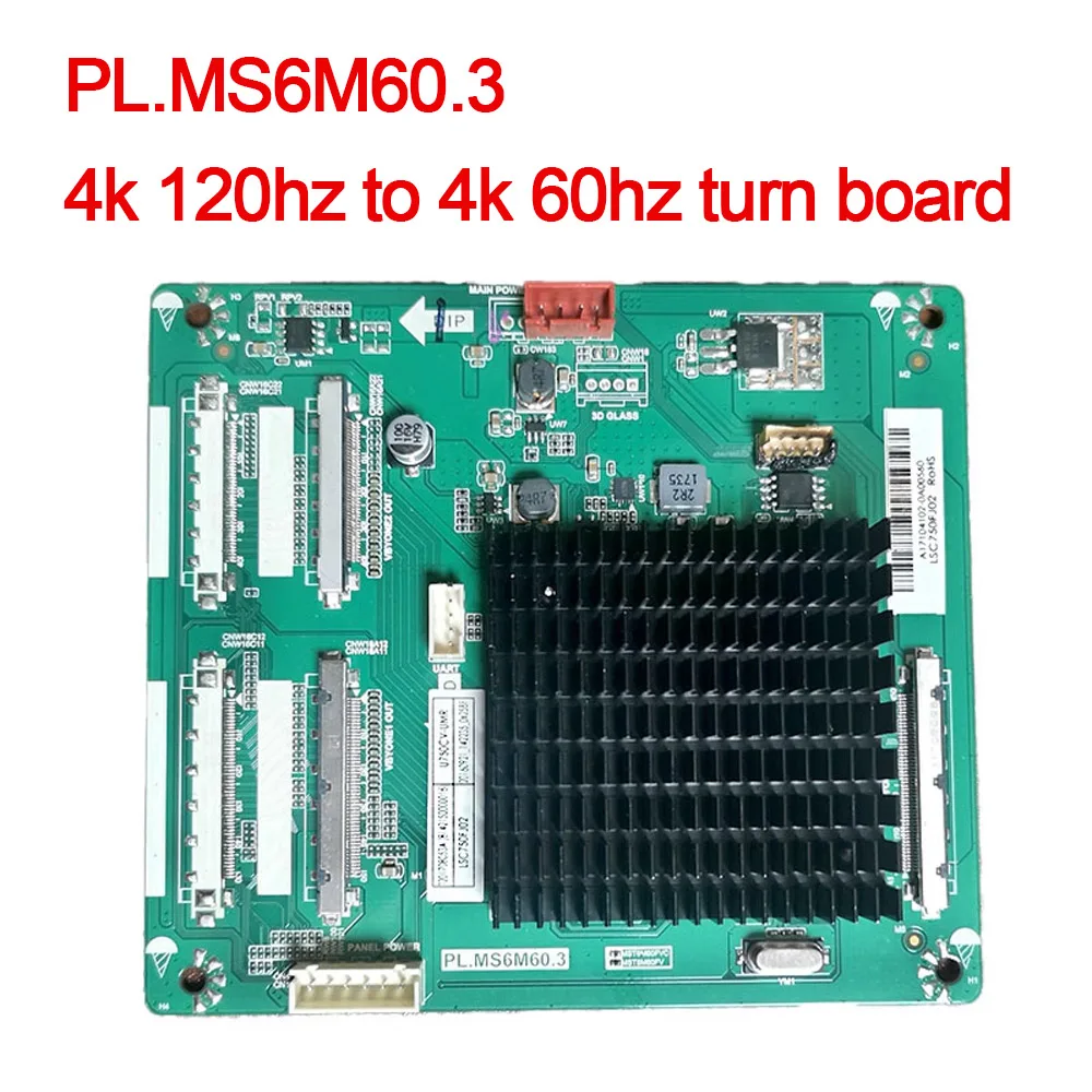 Imagem -04 - Gire a Placa Apropriado para Qk6m60a Ms6m6m66 4k 60hz a 4k 120hz Pl.ms6m60.3