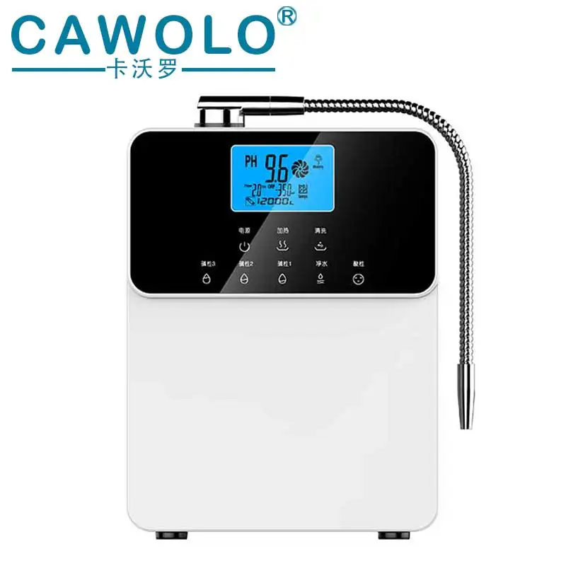 Cawolo Cheap Price 11 Plate Platinum Coating Hot Sale Household Water Machine Kangen