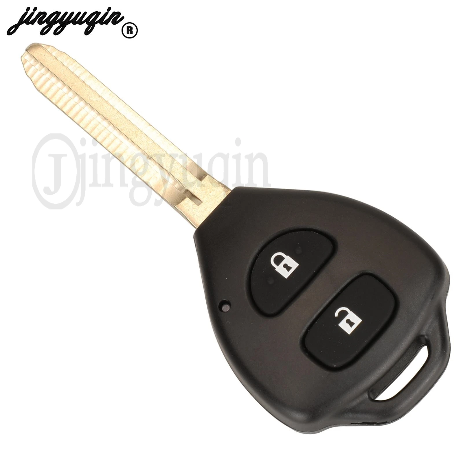 Jingyuqin – clé télécommande intelligente à 2 boutons, 2006 Mhz, transpondeur ID67/ G, Fcc: 11H29, pour voiture Toyota RAV4 Corolla (Europe), 2010 – 433