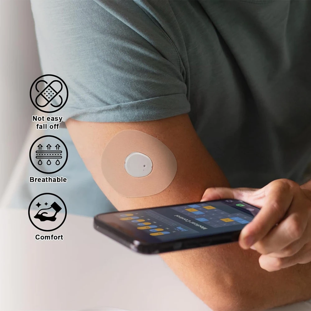 10 PCS G7 Adhesive Patches Waterproof with G7 Overpatch Flexible Cgm Sensor Patch Easy to Use Breathable Bandage No Latex