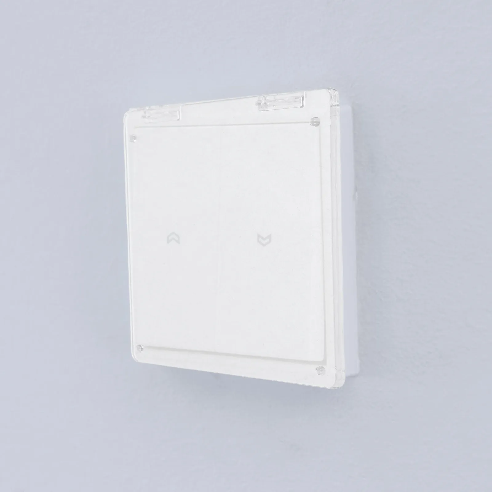 

2Pcs 86-Type Thermostat Cover Transparent Air Conditioner Switch Protection for Central Hvac and Floor Heating Systems