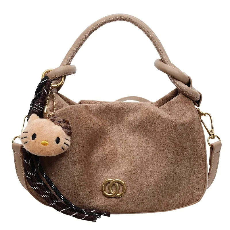 حقيبة كتف ريترو 2025 للنساء، محفظة كروس متعددة الاتجاهات من الجلد الطبيعي، حقيبة عمل كلاسيكية للتنقل اليومي والاستخدام غير الرسمي #5