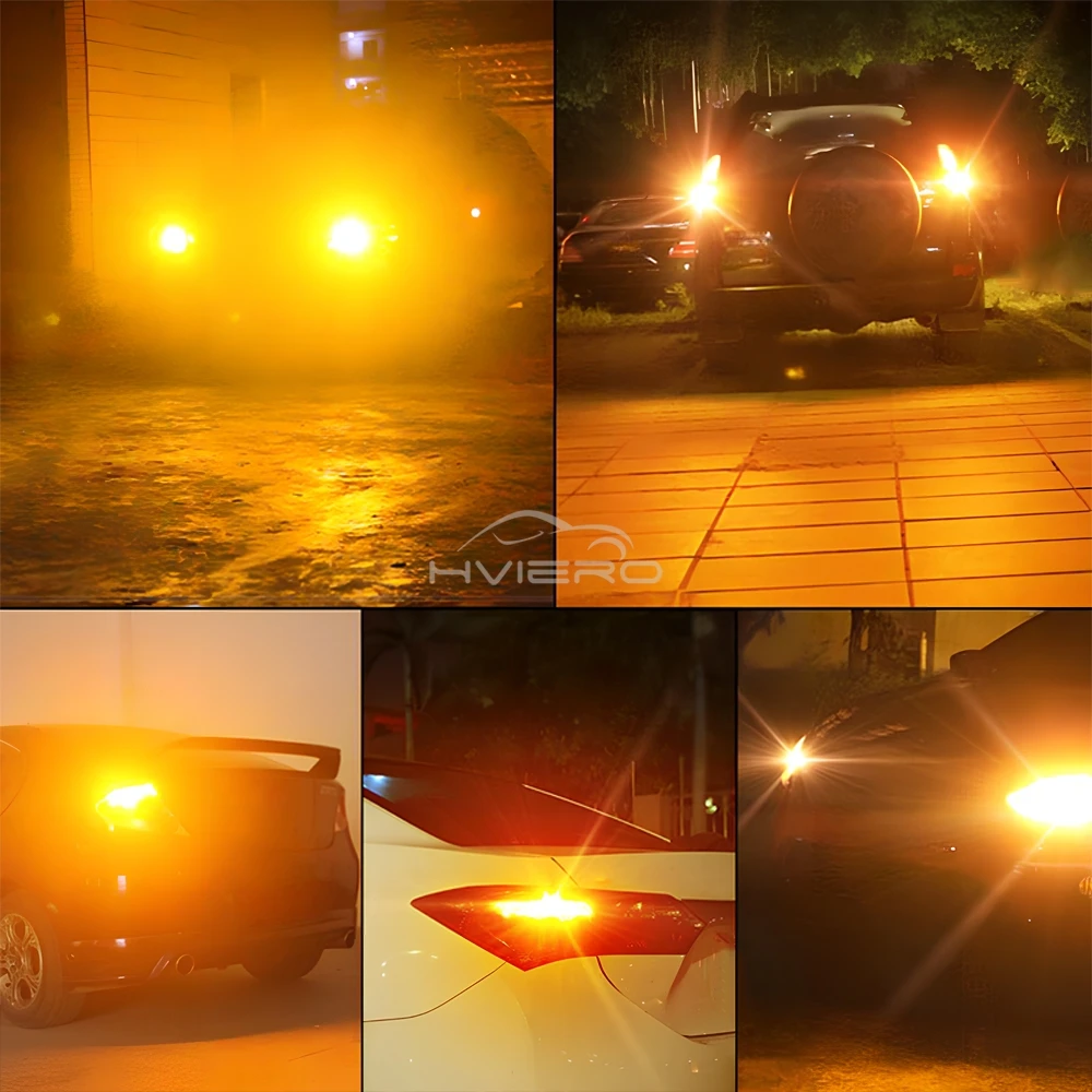 2/4pcs 1156 BA15S P21W 1157 BAY15D P21/5W LED Bulb CANBUS 3014 144SMD 12V Ultra Bright Car Tail Brake Reverse Turn Signal Lights