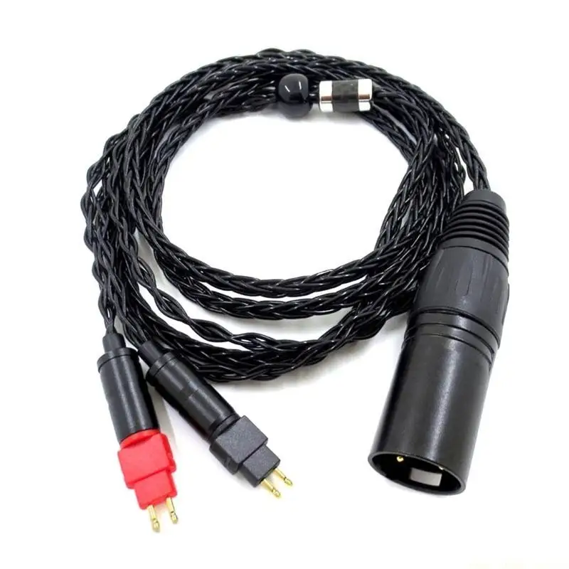F62C XLR Balanced Cable for hd600 hd650 hd580 Headphones Replacement Cable 1.2meter