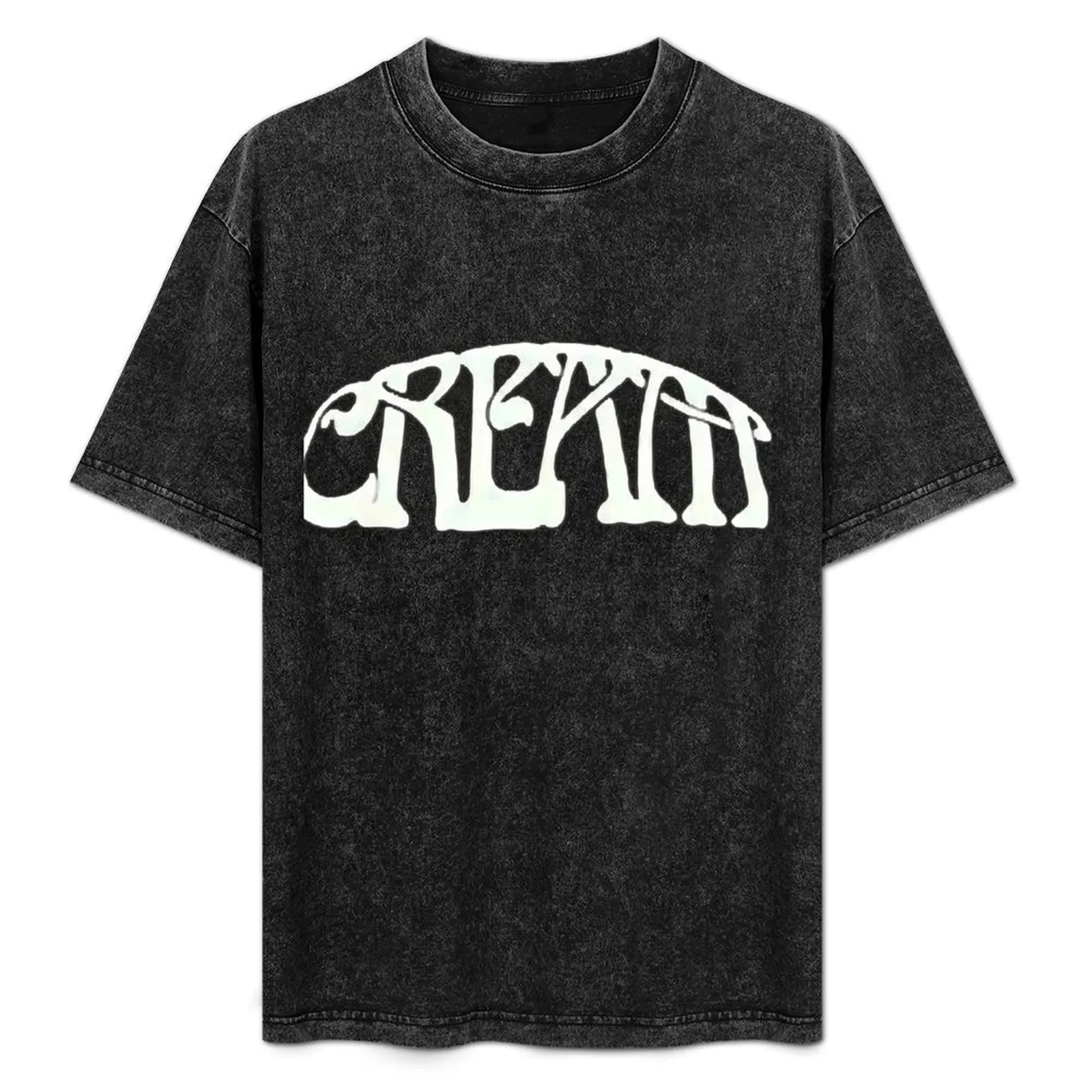 Cream Band Simple Cream Funny Disco Alternative Trend T-Shirt All Match Print Short Sleeve Top