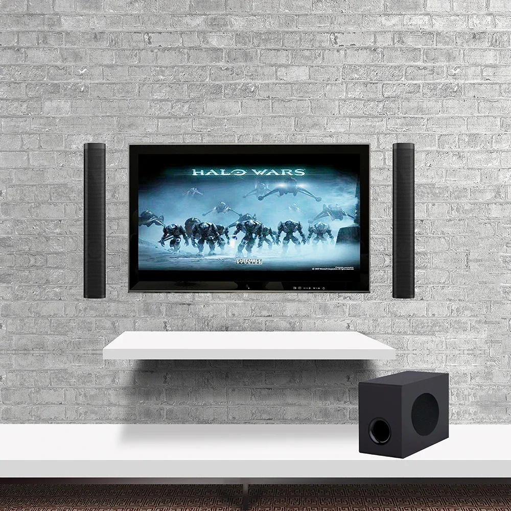 SM2126 Serie TV Soundbar 2.1 Kanaals Luidspreker 5.0 Home Theater Geluidssysteem 3D Surround Bar Afstandsbediening met Subwoofer