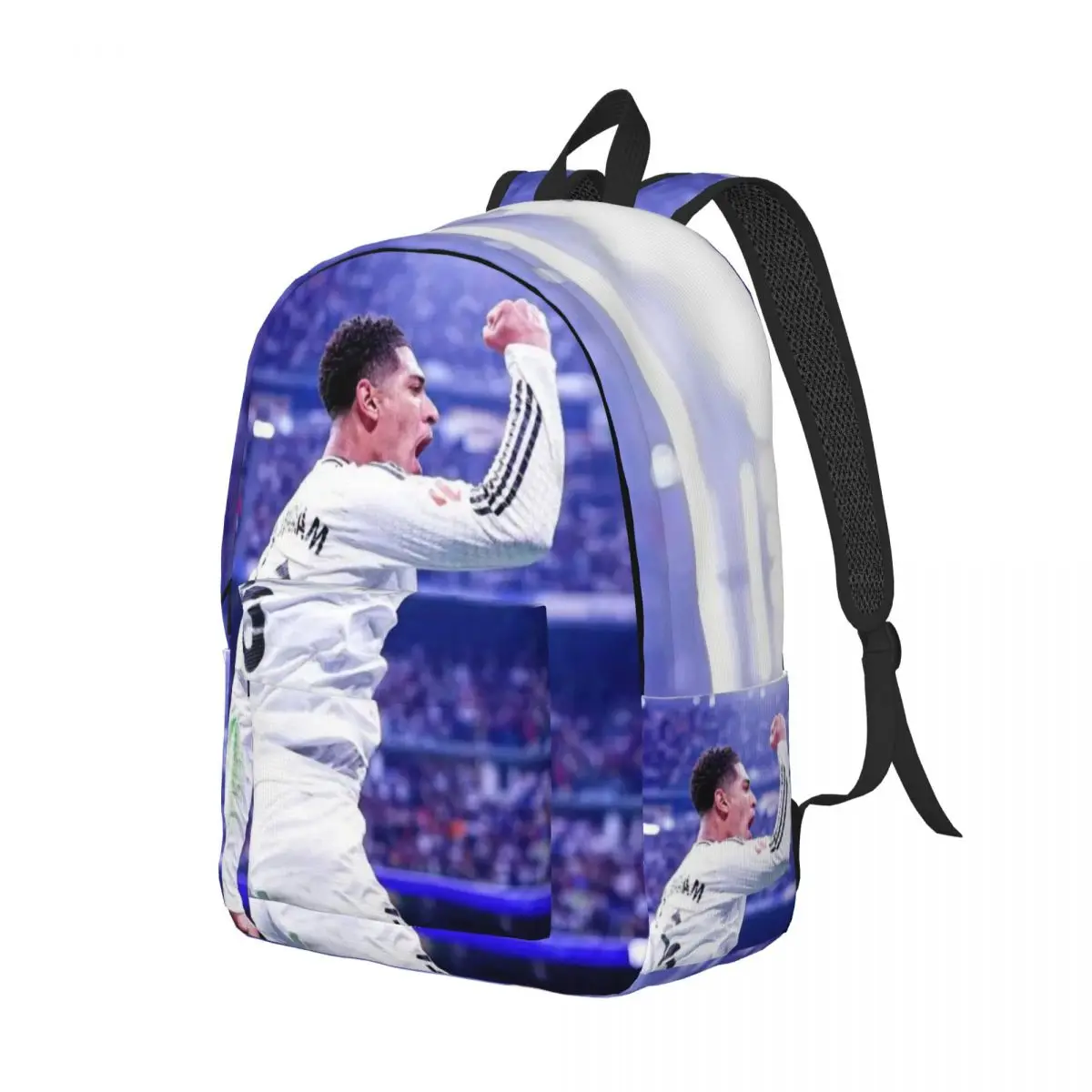 JB-Jude Bellingham Fashionable and avant-garde, fully printed, comfortable student backpack for carrying.