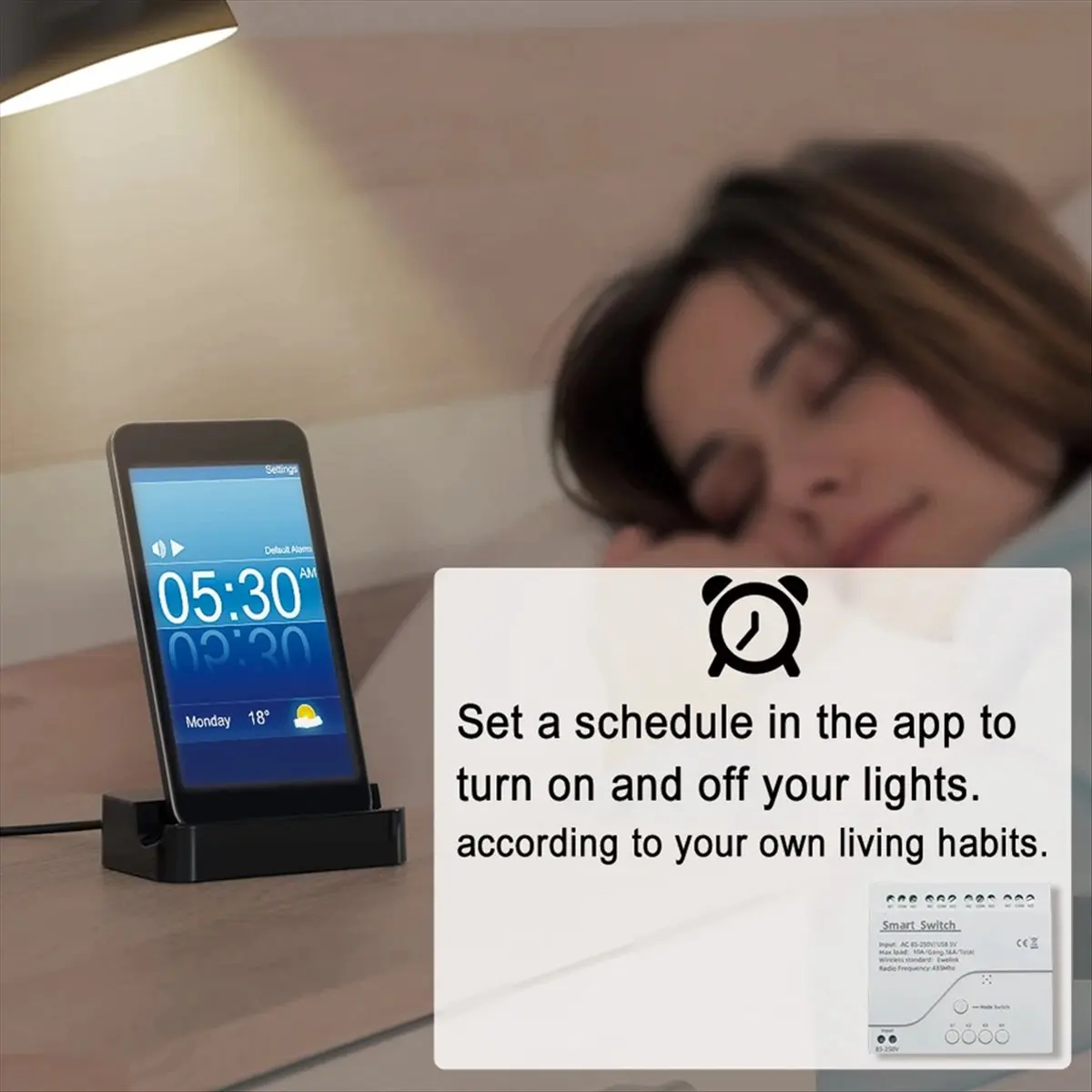 

(ABDH) Умный Wi-Fi модуль дистанционного управления EWelink, 4-канальный, AC 85-250В, USB 5В, с функцией инчинга и самоблокировки, RF433 приемник, 4-канальное реле