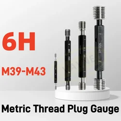 1 stks 6 H M39-M43 Staal Mer-cury Gage Metrische Fijne Draad Plug Gauge Hoge Kwaliteit groothandel M39 M40 M41 M42 M43X0.75 1.5 4.5X4 3
