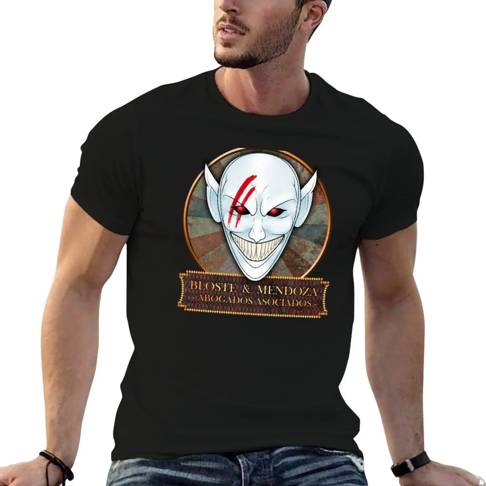 Camiseta BLOSTE & MENDOZA ABOGADOS, camiseta para hombre, camisetas de lujo con estampados