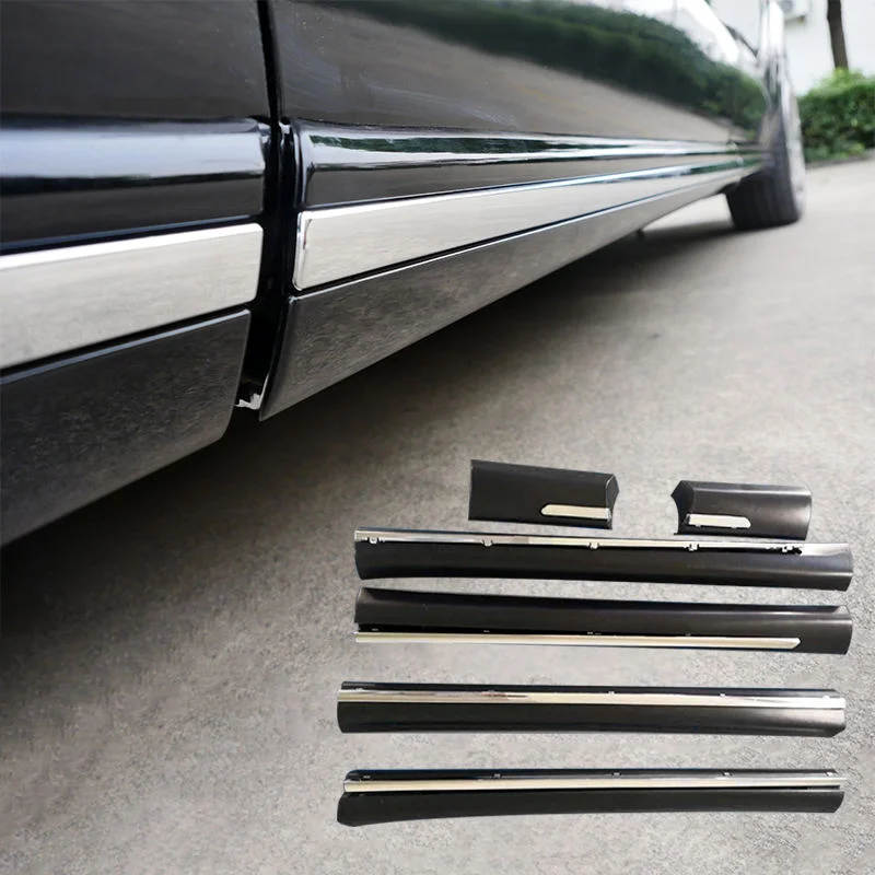High Quality Side Lower Lip Side Skirt Exterior Modification Body Kit Accessories For V-class Vito W447 V260