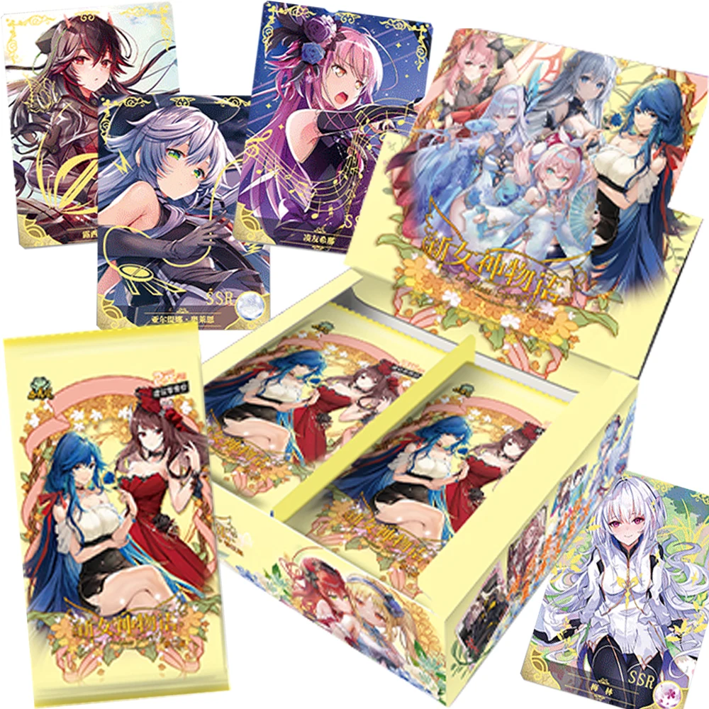 

Goddess Story Collection Cards Colorful Flower Language Beautiful and Charming Girls Animation Creative Exquisite Cards Toy Gift