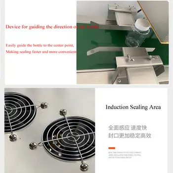 Kontinuální indukční uzavírací stroj, uzavírací stroj na víčka sklenic, uzavírací stroj na hliníkovou fólii na prodej 6 nejlepší prodej stroj na svařování hliníkové fólie - №2