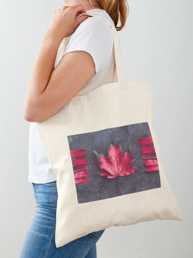 

Northern Leaves Tote Bag canvas tote bags Custom bag Big bag custom tote