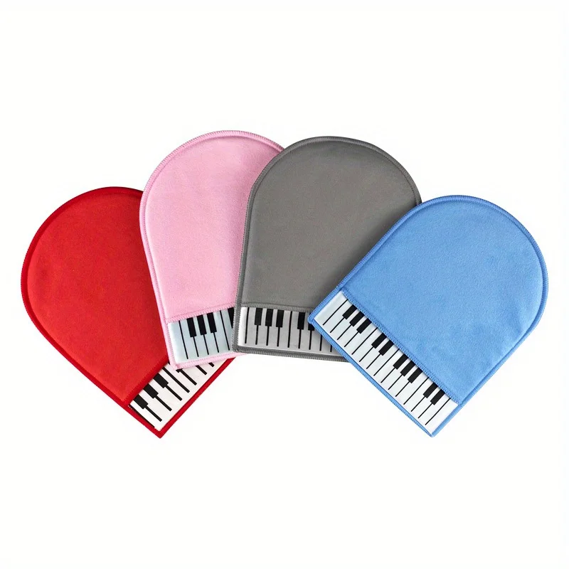 Piano Polishing Cloth Cleaning Mitten Glove Wipes Musical Instrument Mitt Instruments Gloves Multi Functional Piano Wiping Cloth