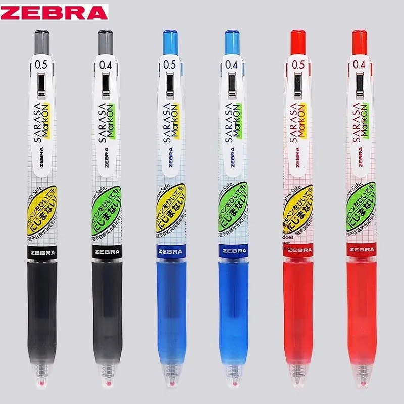

Japan Zebra No Smearing Gel Pens Double bead Bullet Head Quick-Drying 0.4/0.5mm Aqueous Ink JJ77 Stationery School Supplies