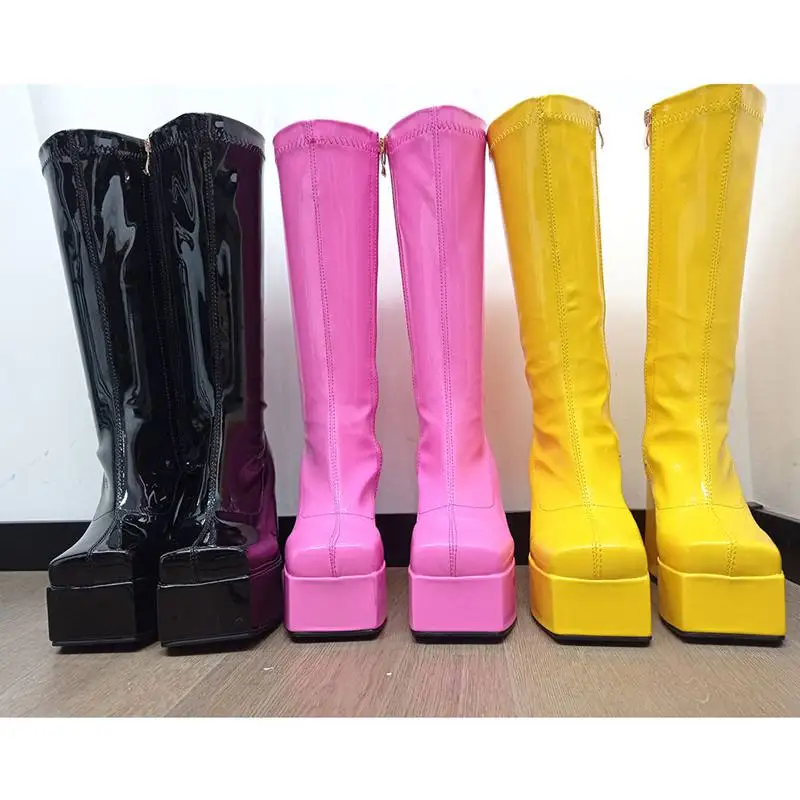 Girseaby 2026 New Classic Shoes Knee Boots Autumn Boots High Heel