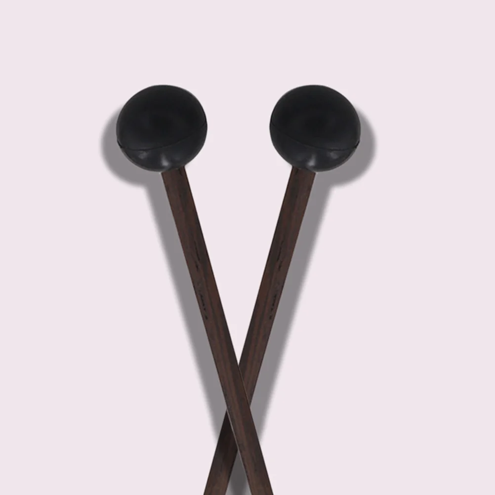 ไม้ตีกลองแบบกลวง 2 คู่ ด้ามไม้แบบมืออาชีพ สำหรับกลองลิ้น มาริมบา ไซโลโฟน อุปกรณ์เสริมเครื่องดนตรีประเภทเพอร์คัชชัน