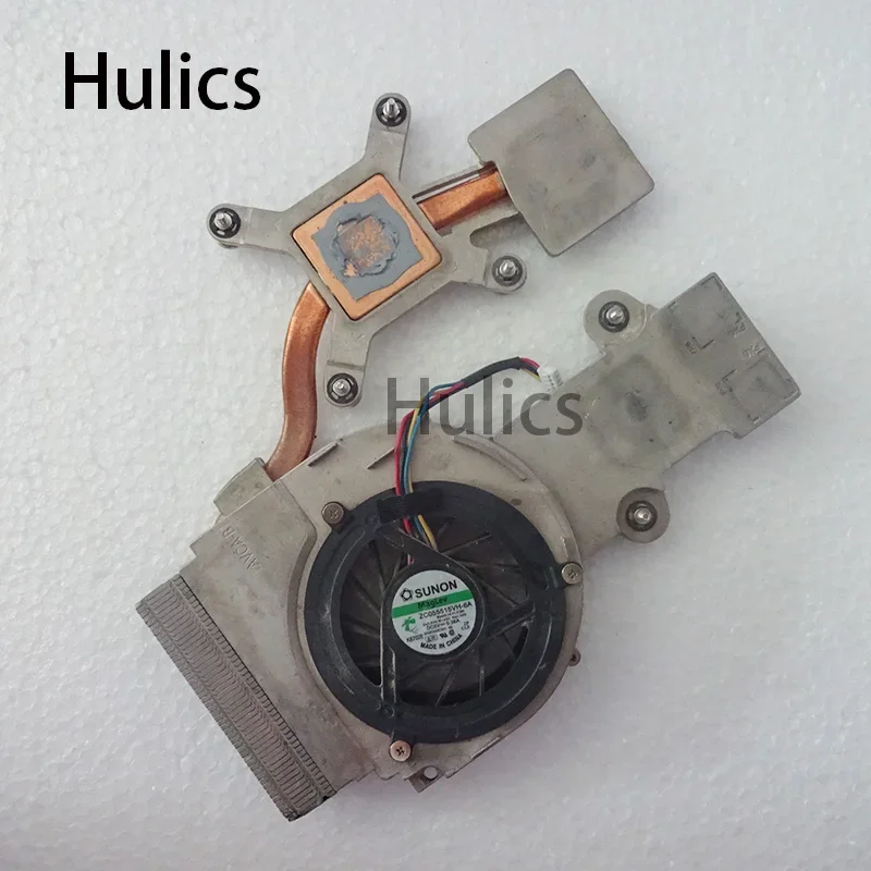 Hulics Used For Dell Studio 1535 1537 0M139C DFS541305MH0T F7B1 M139C DC5V 0.5A 4Wire 4Pin Heatsink Cooling Fan