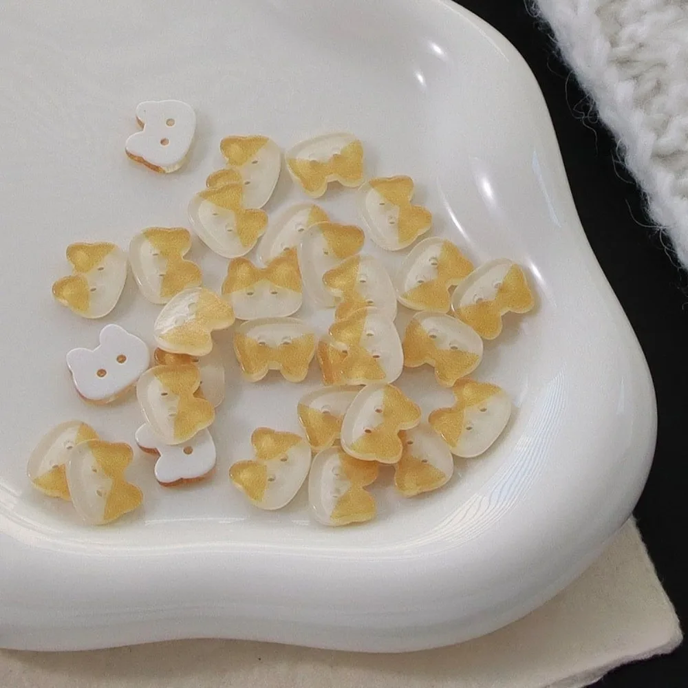 30pcs Kawaii 12.5mm Kitty Buttons Cute Resin Calico Cat Buttons Fashionable Creative Ginger Cat Buttons Clothing Coat