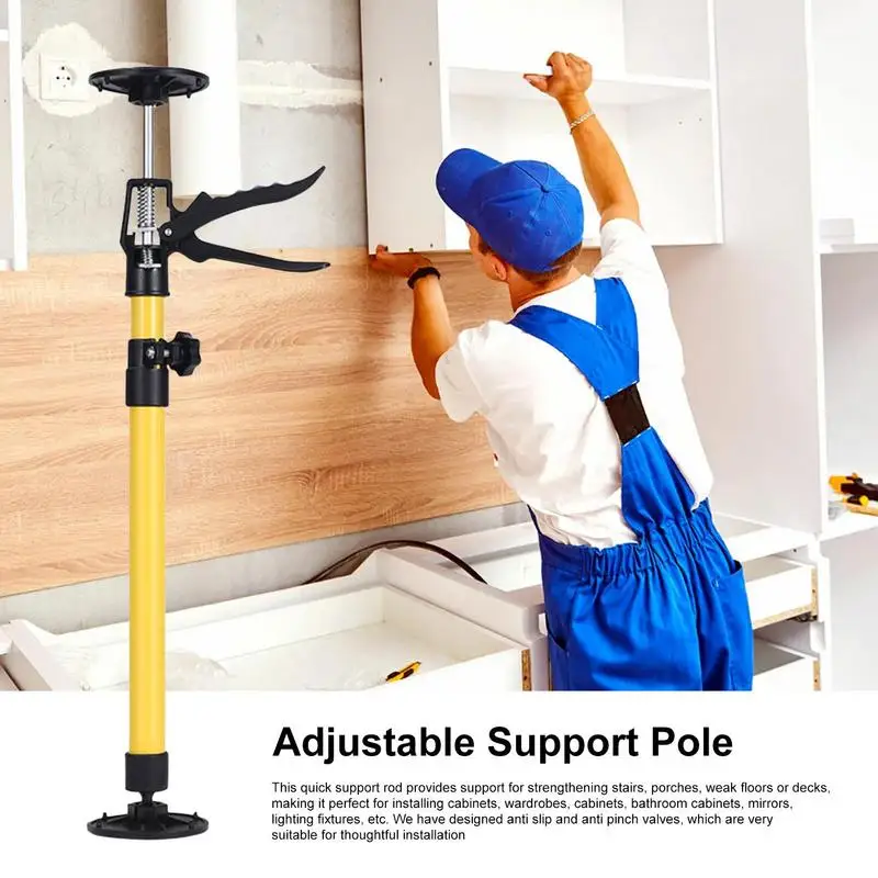 Cabinet Jack Lifting Artifact Labor-Saving Telescopic Steel Hand Jack Support Rod Adjustable Hand Work Bracket For Cabinet