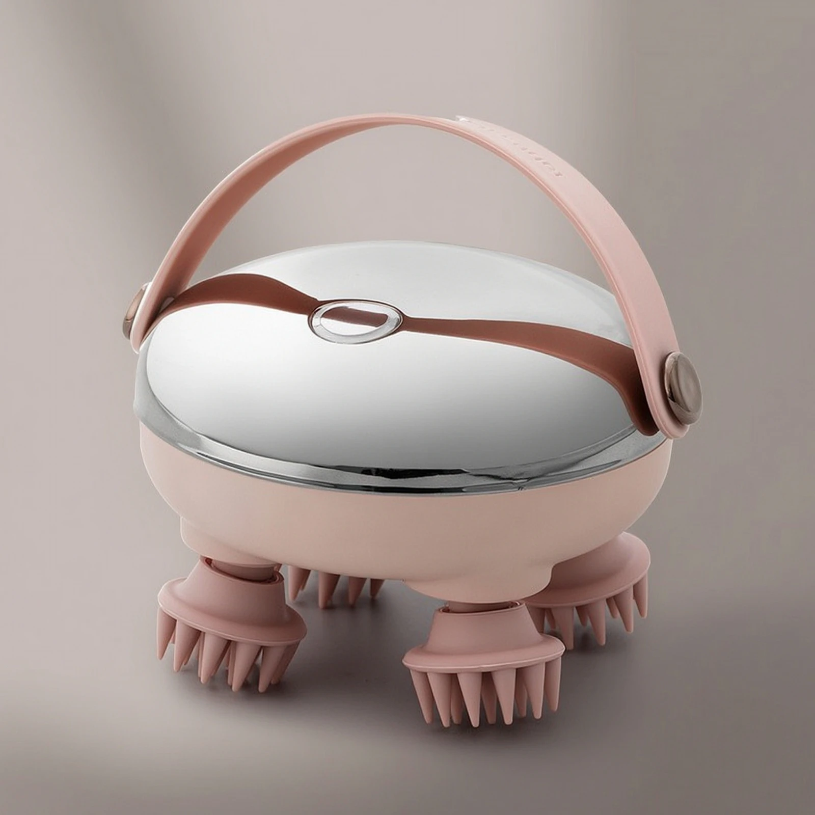 Scalp Massager with Silicone Heads Heated Electric Scalp Massager Rechargeable Wet and Dry Use for Shower, Travel
