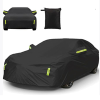 Car Covers Outdoor Waterproof Sun Rain Snow Protection UV Auto Cover Universal SUV/Sedan 190T Car Protective Full Covers