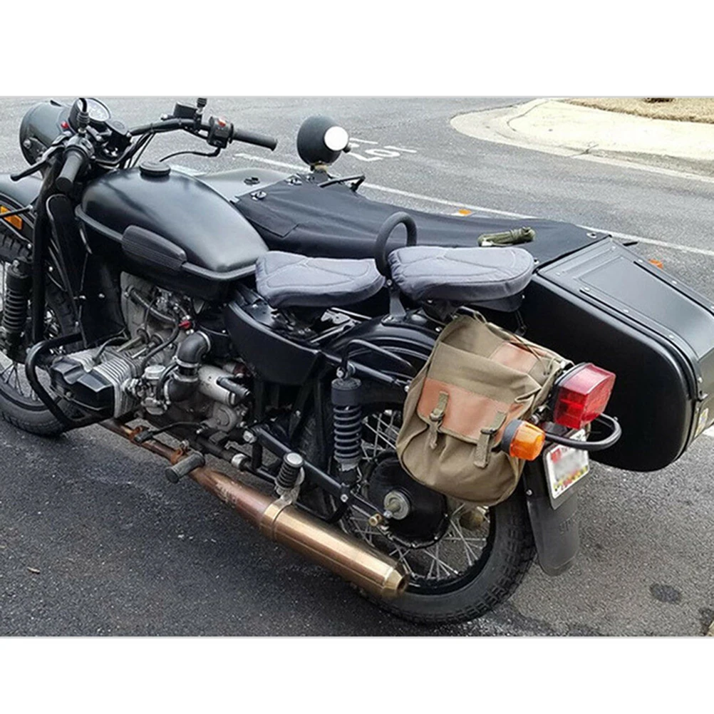 

Cycling Bike Saddle Bag Large Capacity Waterproof Canvas Seatpost Pouch For Mountain Road Folding Bike Riding Outdoor