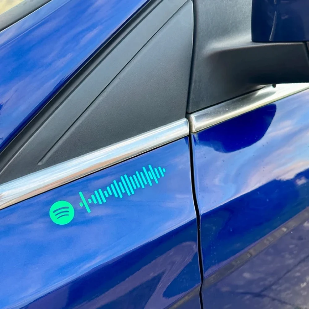 

Custom SPOTIFY SCANNABLE Song Code Car StickersAnd Decals HOLOGRAPHIC Vinyl Weatherproof Car Laptop Decoration