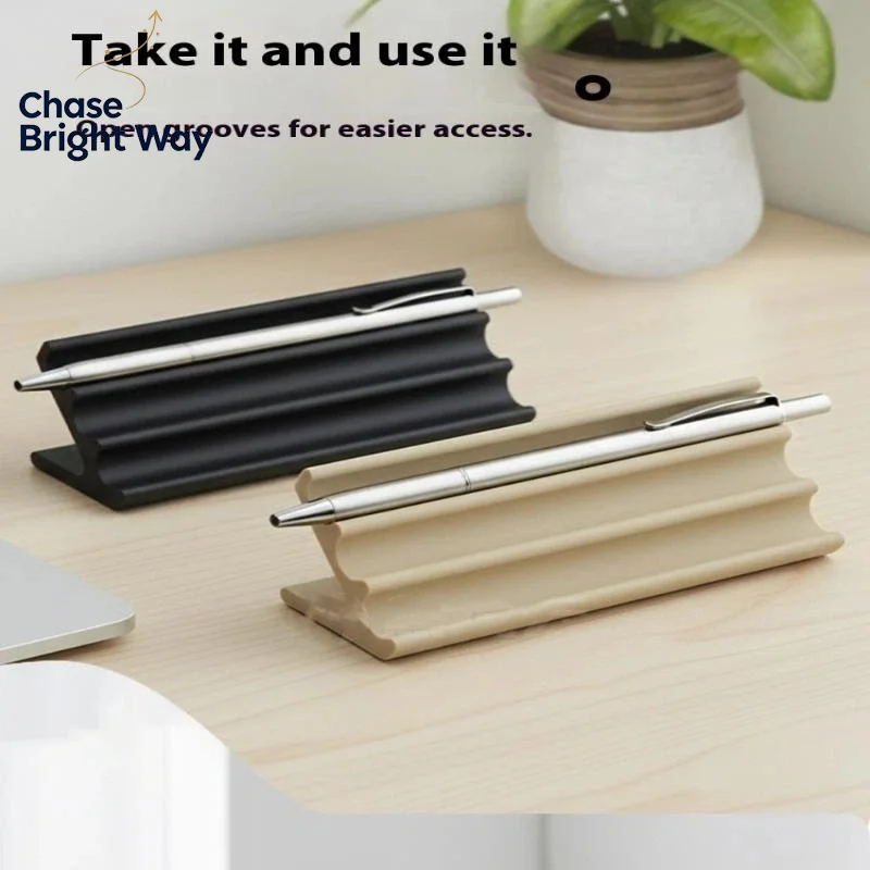 Minimalist 3D Printed Pen Holder Ins Style Desktop Stationery Organizer Office Decor