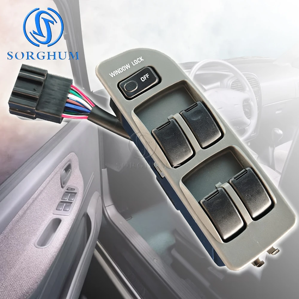 0K03T6635096 Front Left Electric Power Window Switch Class Lifter Control Button For Kia Sportage 1997 1998 1999 2000 2001 2002