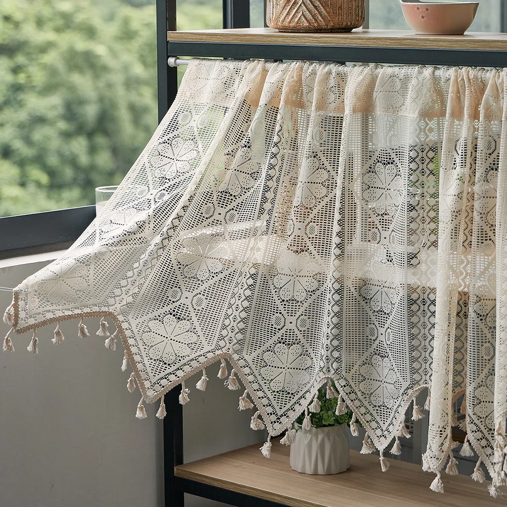 Door Curtain Bedroom Advanced Sense Partition Blocking Curtain Cabinet Door Coffee Curtain Dust Yarn Through Rod Free ofPunching