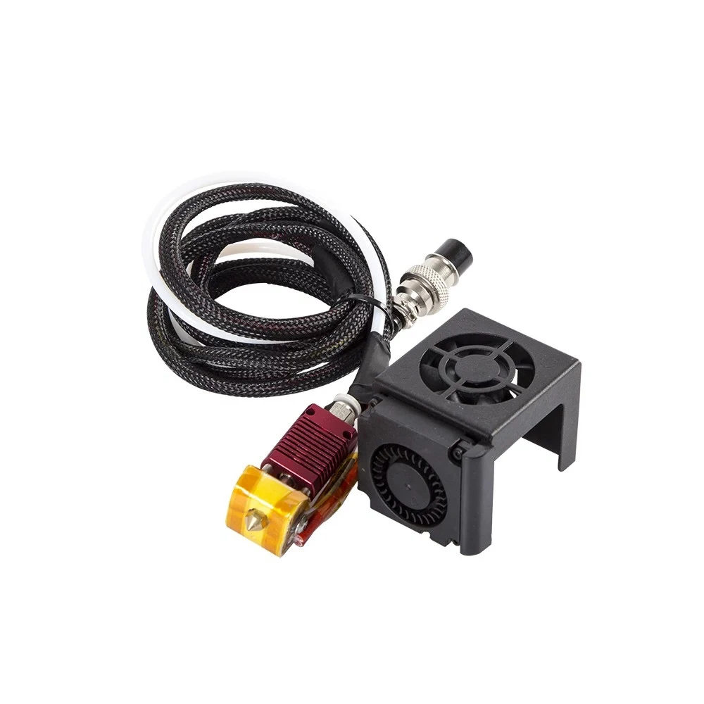 

GW-For Creality 3D CR-10S Полностью собранный комплект экструдера CR-10 Hotend в сборе Полный комплект сопел Полный собранный комплект экструдера Fan Cove