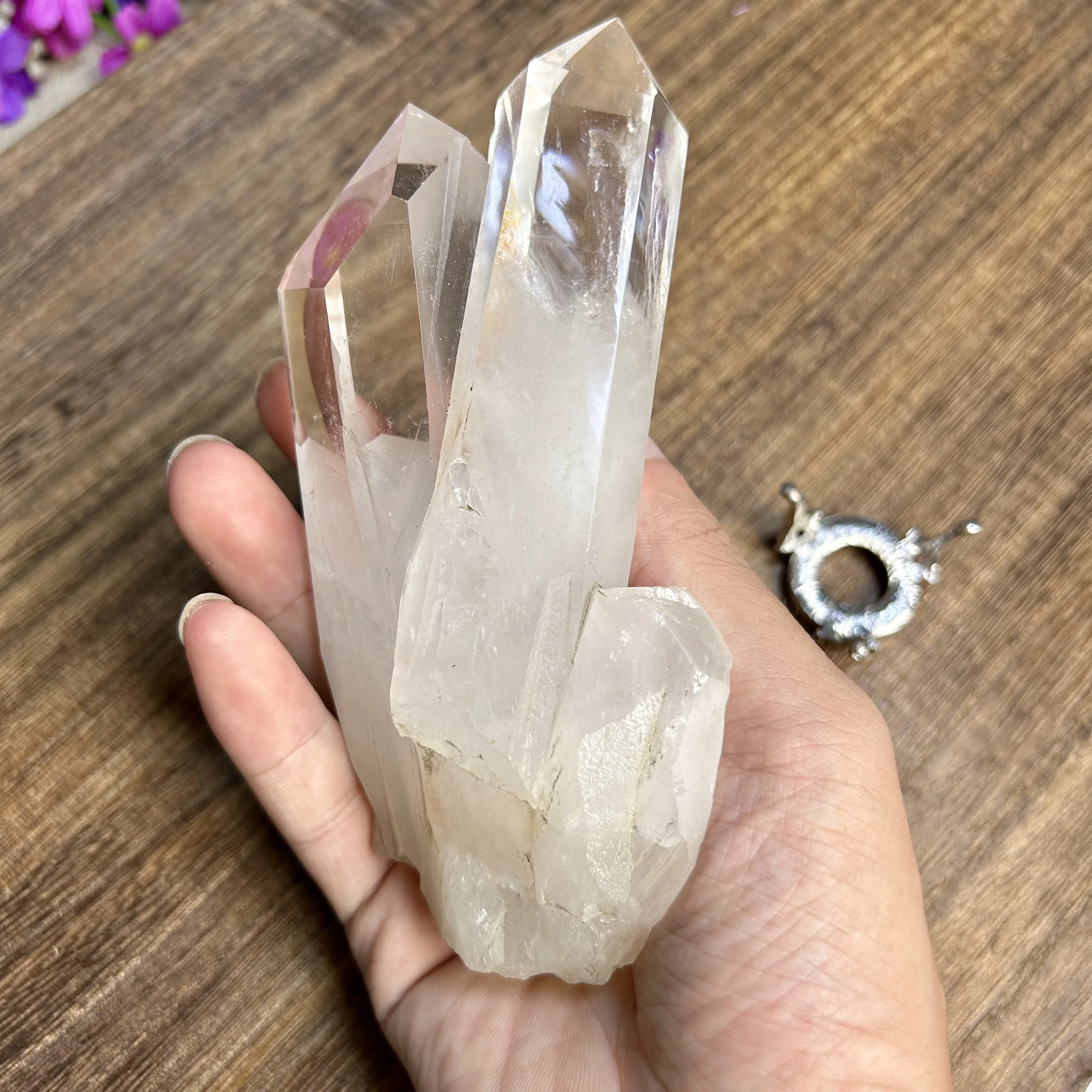 

Natural Clear Quartz Cluster Specimen Raw Crystal Stone Minerals Home Decor Reiki Gifts Energy Healing 480g 2th