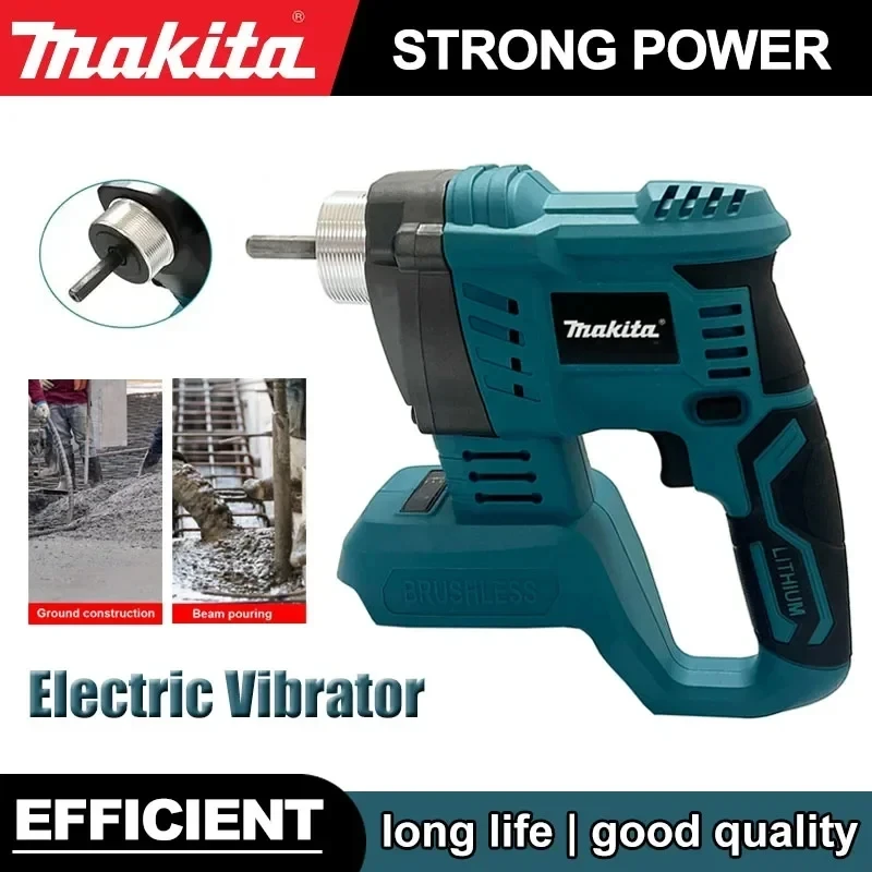 마키타 무선 전기 콘크리트 진동기 브러시리스 콘크리트 다짐기 콘크리트 믹서 마키타 18V 20V 배터리용
