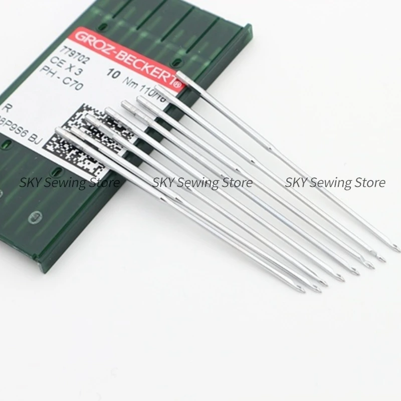 10PCS CEX3 Ph-C70 CE Towel Embroidery Sewing Needles 16 18 Germany Groz-Beckert for Tajima Barudan Swf Happy Feiya Zsk Domestic