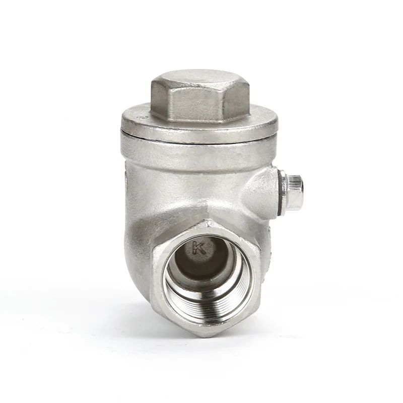 1/2" DN15 Rückschlagventil Edelstahlventil One Way Swing Rückschlagventil Innengewinde WOG 200PSI Luftkompressorventil