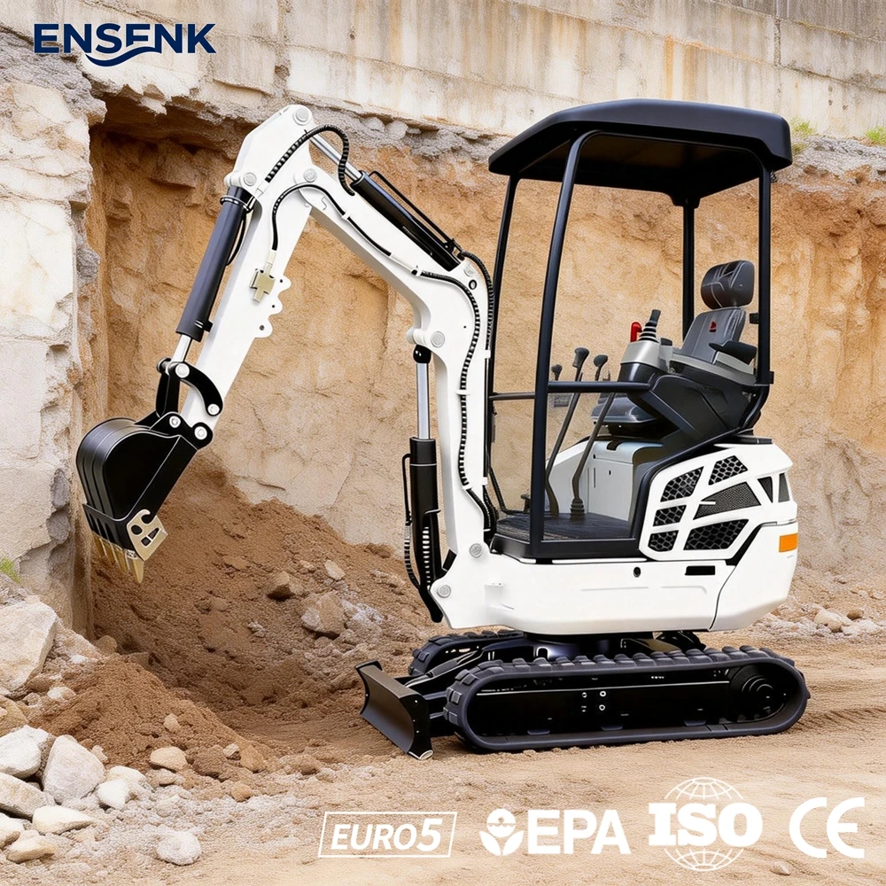 

Mini Excavator 1.2Ton hydraulic crawler Construction 1.5Ton 0.8Ton excavator CE EPA Euro 5 Fast Delivery europe