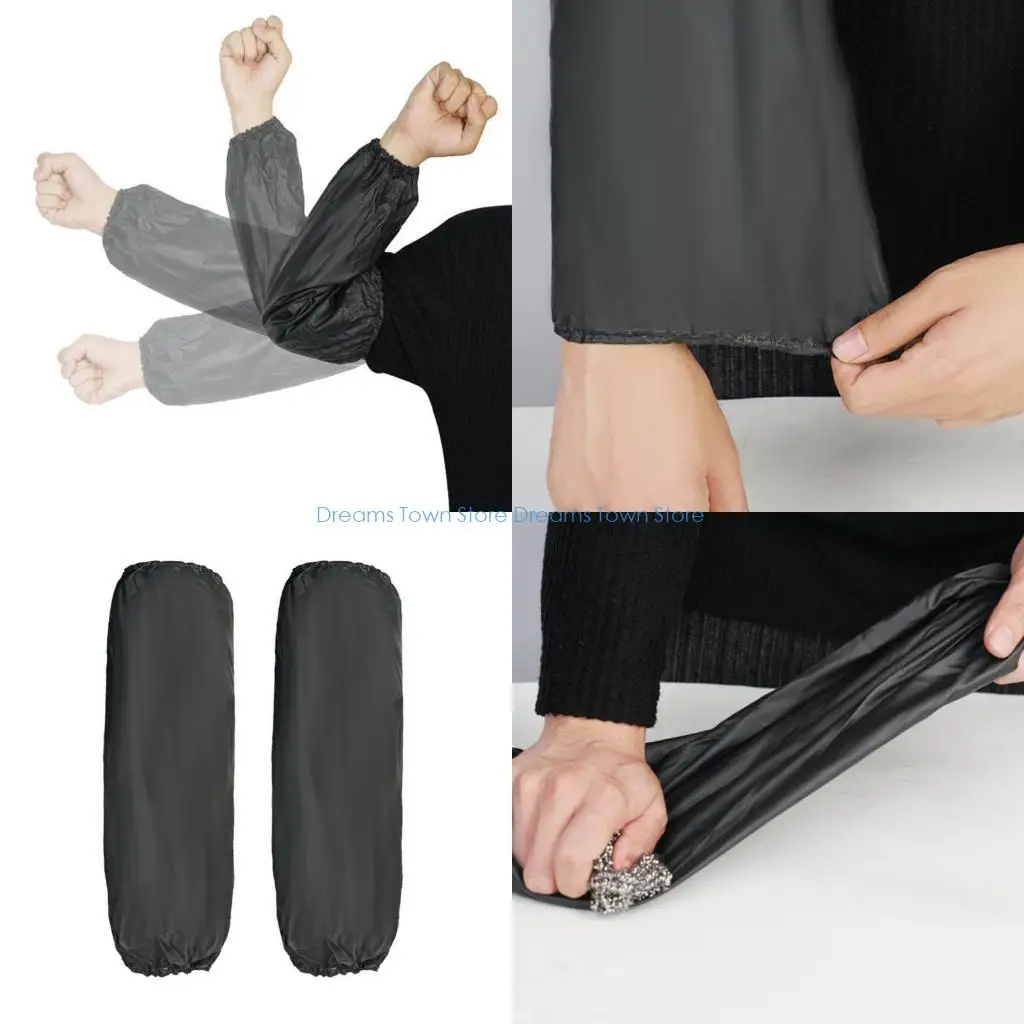 

HX6A Extended Waterproof Sleeve Guards PVC Construction Oil Spill Protections