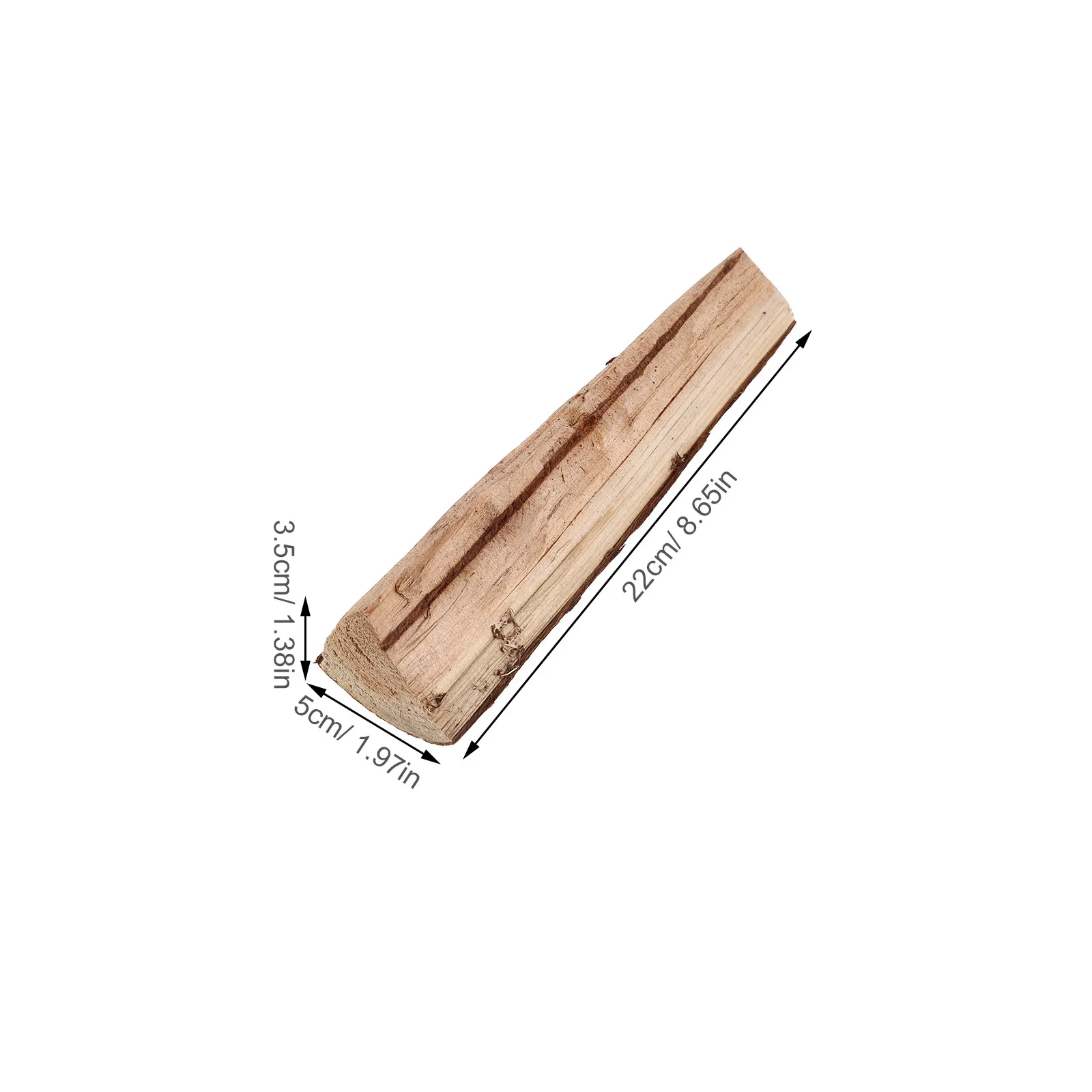 8Pcs Patio Fire Pit Wood Large Charred Pine Decorative Logs for Outdoor Garden Fireplace Wood Burning Decor Firewood for Beach
