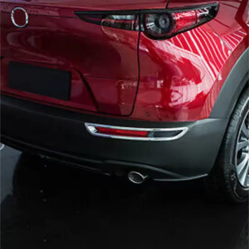 

Fog Light Lamp Cover Trim For Mazda CX30 CX-30 2020 - 2024 Chrome Car Front/rear Foglights Bezel Trims Accessories