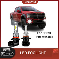 2x Car LED Bulbs LED Fog Lights 6000K White 9145 9140 H10 For F150 1997-2023 1998 1999 2000 2001 2002 2003 2004 2005 2006 2007