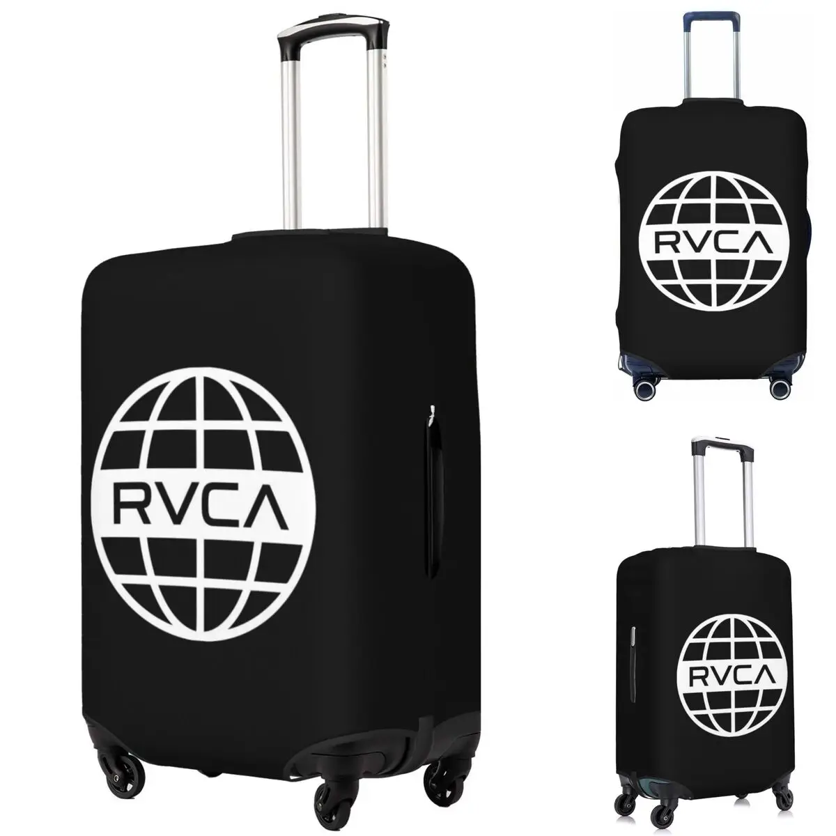 RVCA VA (4) Kofferabdeckungsschutz, elastische Reisegepäckschutzhüllen für 18–32 Zoll