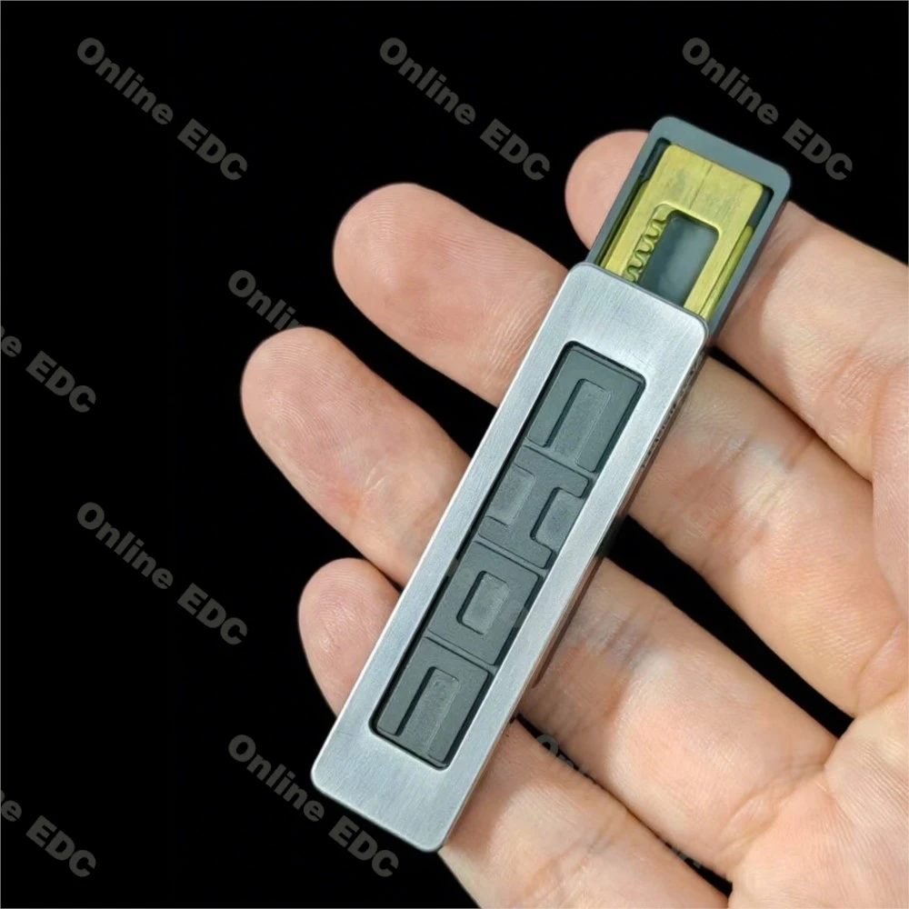 ألعاب EDC مستعملة LAUTIE "الشوك" منزلق ميكانيكي SpyWars سلسلة أداة معدنية دوارة يدوية تململ منزلق معدني