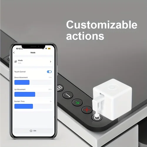 Imagen 2 del producto Nuevo Zigbee Smart Fingerbot Plus interruptor pulsador brazos táctiles Fingerbot Tuya Control de vida inteligente funciona con Alexa Google Alice
