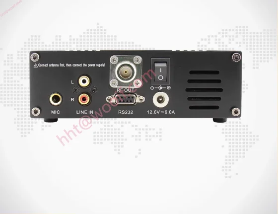 12V CZE-T251 0-25W 87-108MHz Wireless Stereo PLL Broadcast Station FM Transmitter