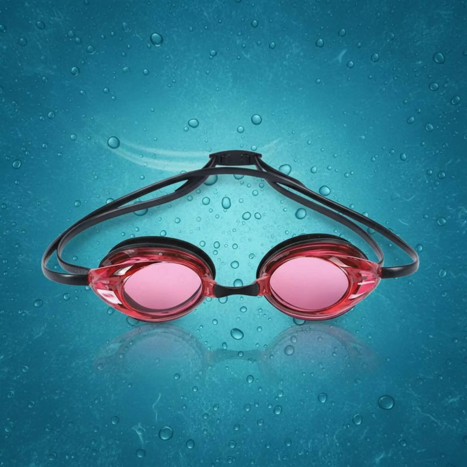 Racing Aquatic Goggles Waterproof Mirrored Performance Goggles Swimming Equipment Glare Reduction Wide Vision for Adults